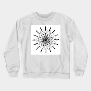 Graphic, geometric decorative, mandalas or henna design in vector. Crewneck Sweatshirt